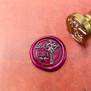 Gift For You Wax Stamp, Wax Seal Stamp , Retro Stamps With Handle, Wax Seal Stamp, Invitation Supplies, Gift Wrapping Tools