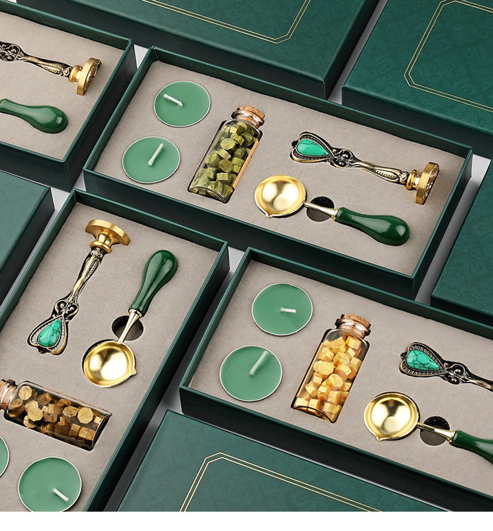 62 Styles Wax Stamp Set Wax Seal Stamp Set Retro Stamps Wax Etsy