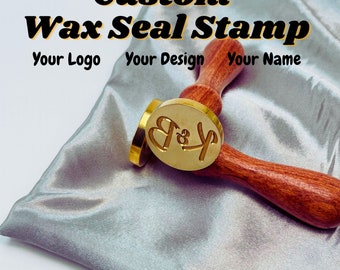 Custom Wax Seal Stamp, Personalized Logo Wax Seals, Logo Customized, Wax Seals, Custom Wax Seal Stamp Kit, Wedding Wax Seal Set