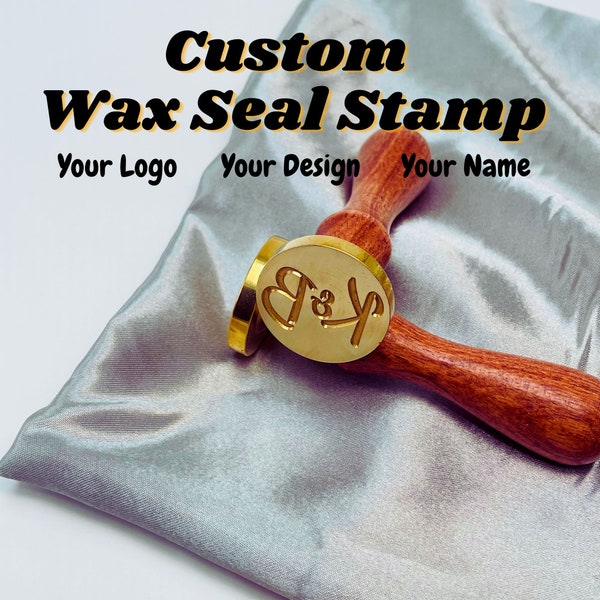 Custom Wax Seal Stamp, Personalized Logo Wax Seals, Logo Customized, Wax Seals, Custom Wax Seal Stamp Kit, Wedding Wax Seal Set