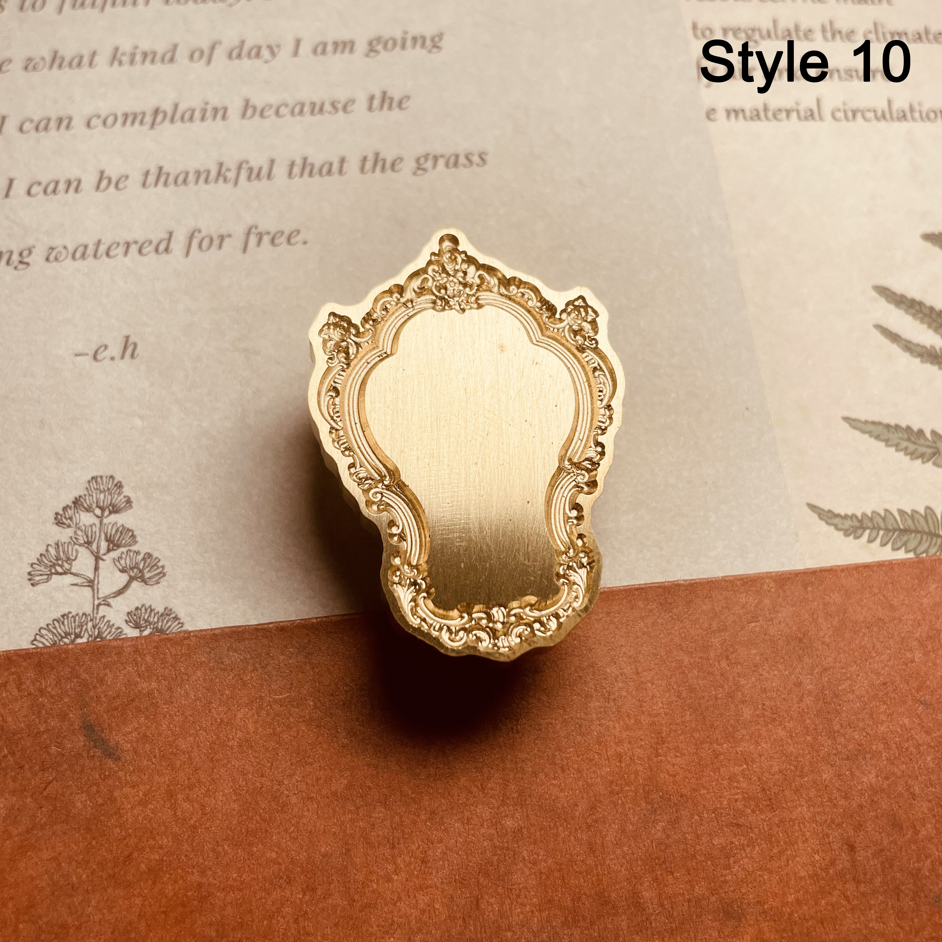 Snapklik.co : Frae Wax Seal Stap, 3D Ebossed Relief Carving Head - View #12