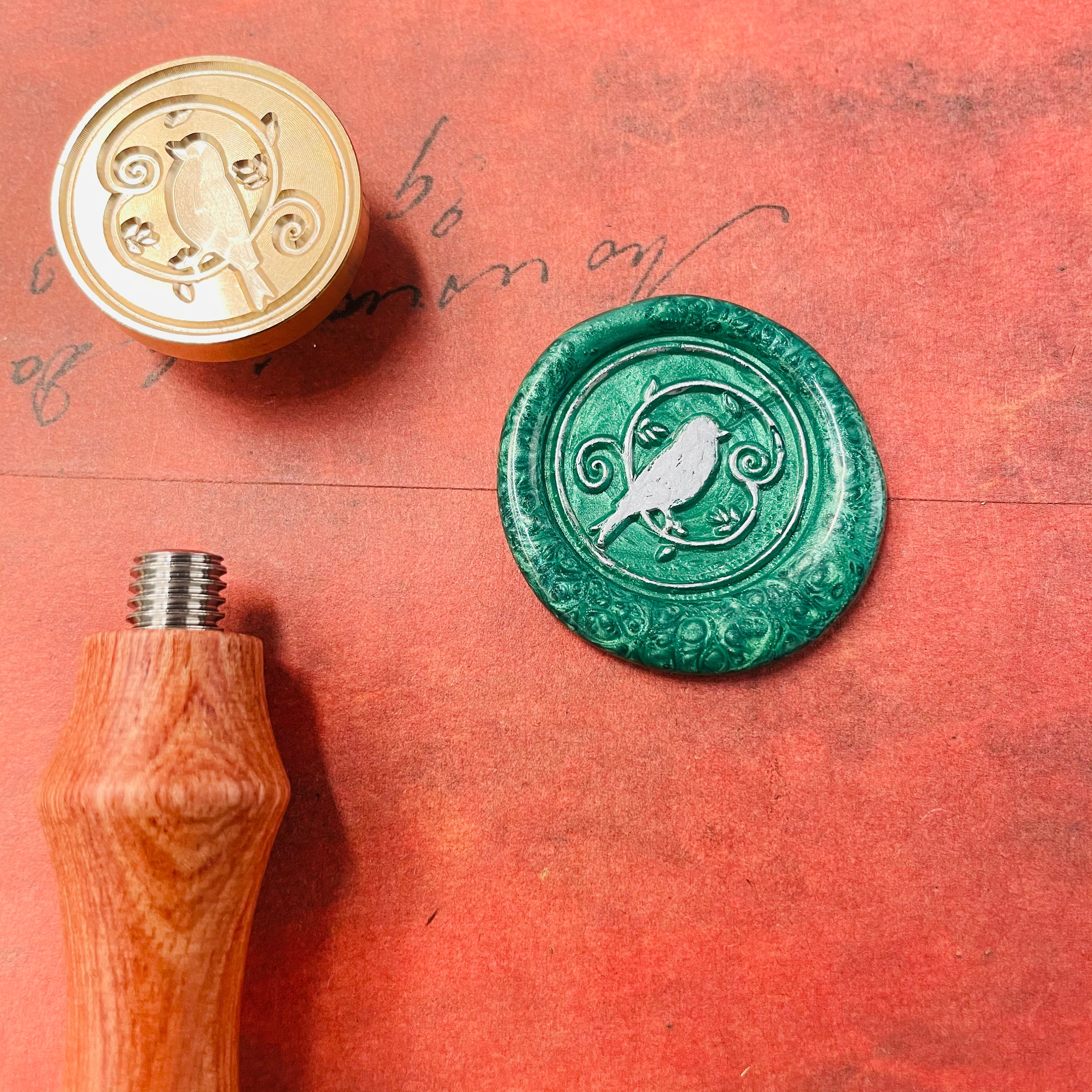 Bird Wax Stamp Wax Seal Stamp Retro Stamps With Handle Wax Etsy