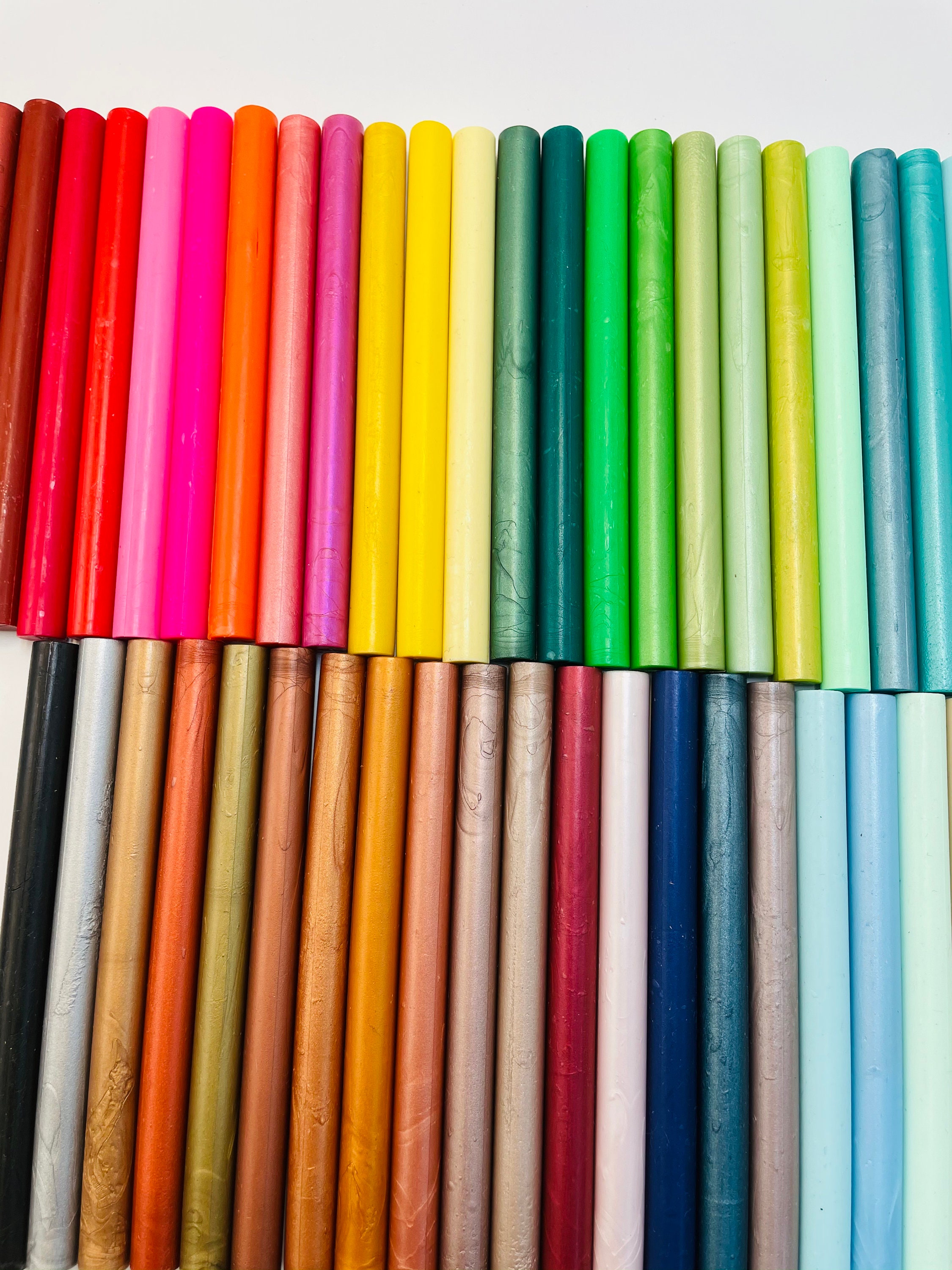 66 Colors Wax Sticks Wax Seal Sticks Sealing Wax Sticks Wax Etsy