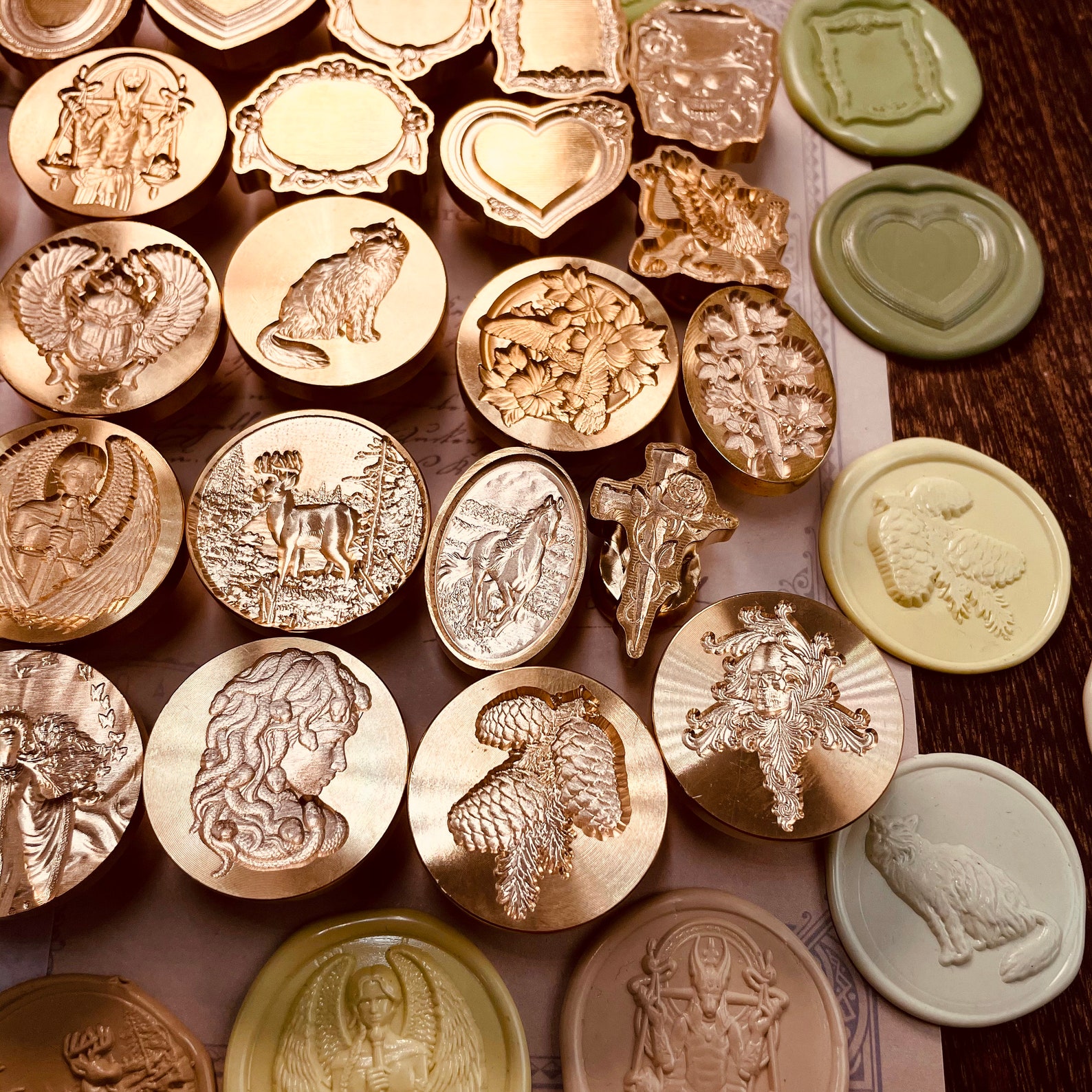 3D Embossed Wax Stamp Wax Seal Stamp Kits Retro Stamps With Etsy