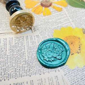3D Hummingbird Wax Stamp, Embossed Wax Seal Stamp, Stamp with Handle , Wax Seal Stamp,Invitation, Gift Wrapping Tools