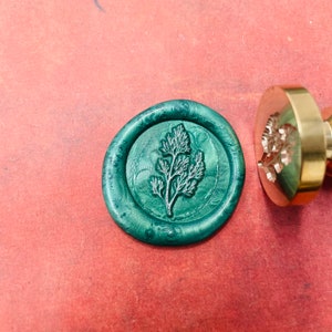 Cypress Stamp Head with Wood Handle, Stamp Sealing, Wax Seal Stamp, Sealing Stamp, Wax Seals Stamp