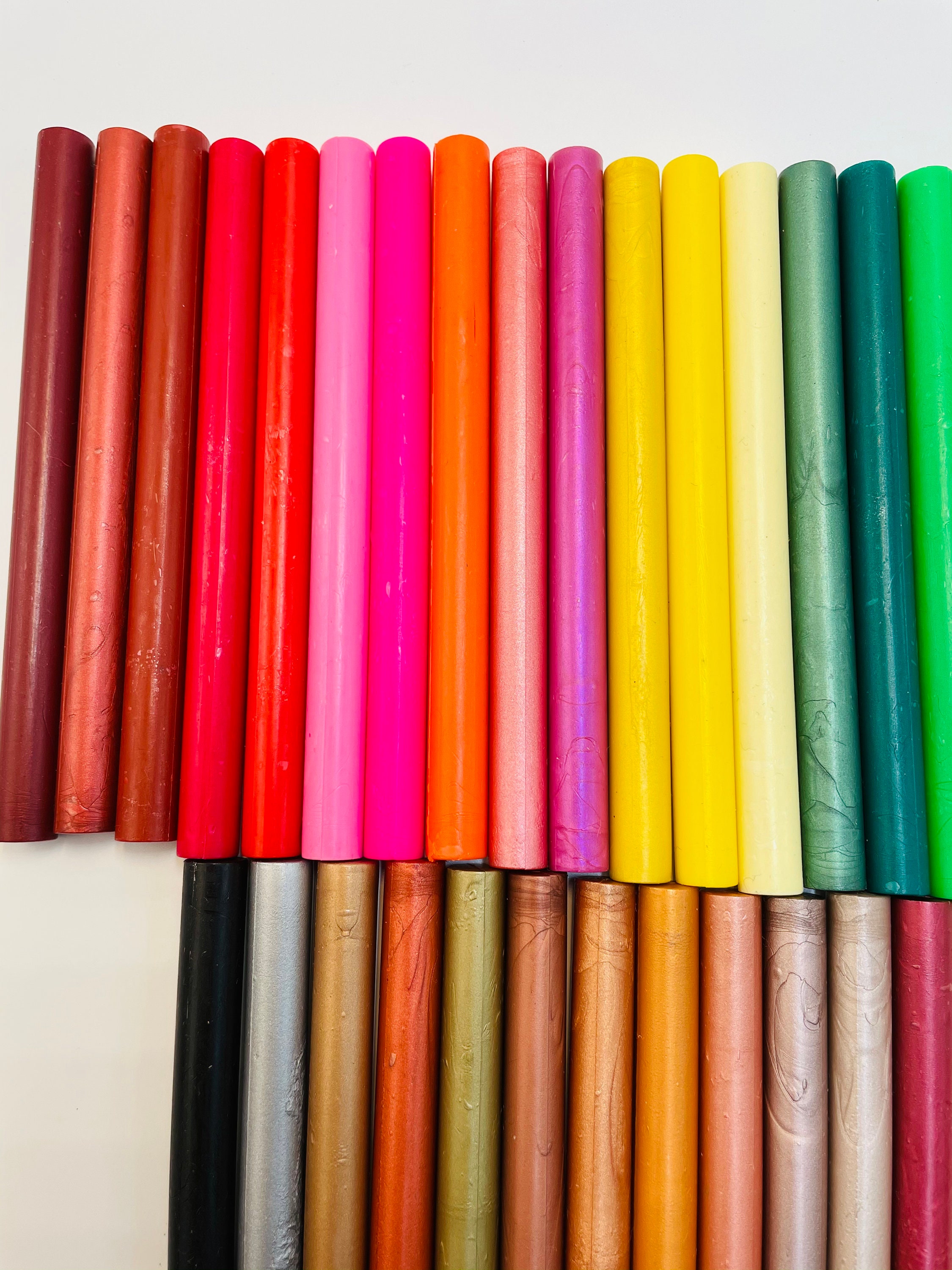 66 Colors Wax Sticks Wax Seal Sticks Sealing Wax Sticks Wax Etsy