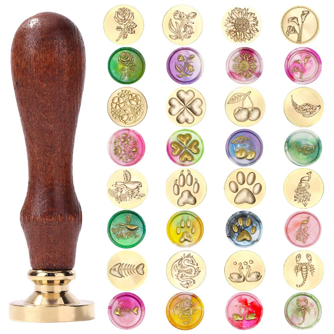 Multistyle 3D Embossed Wax Stamp Embossed Wax Seal Stamp - Etsy