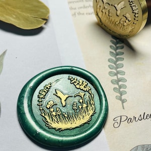 Hummingbird Wax Seal Stamp, Wax Seal Stamp, Sealing Wax Stamp, Wax Stamp Kit, Bird Wax Seals, Snail Mail Stamps