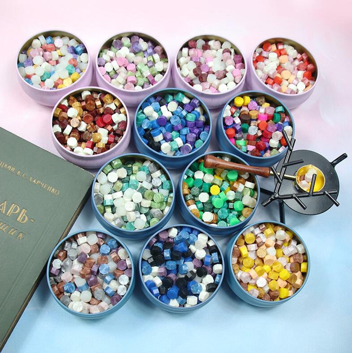 270Pcs/Jar Multicolors Mixed Wax Beads Sealing Wax Beads Etsy