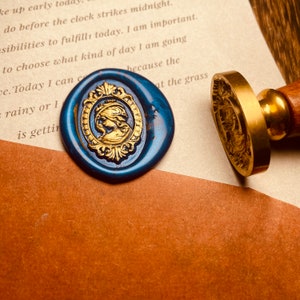 3D geprägte Frauen Wachs Stempel, Wachs Siegel Stempel Kit, Siegel Wachs Stempel, Wachs Siegel Stempel, Wachs Siegel, Wachs Prägung
