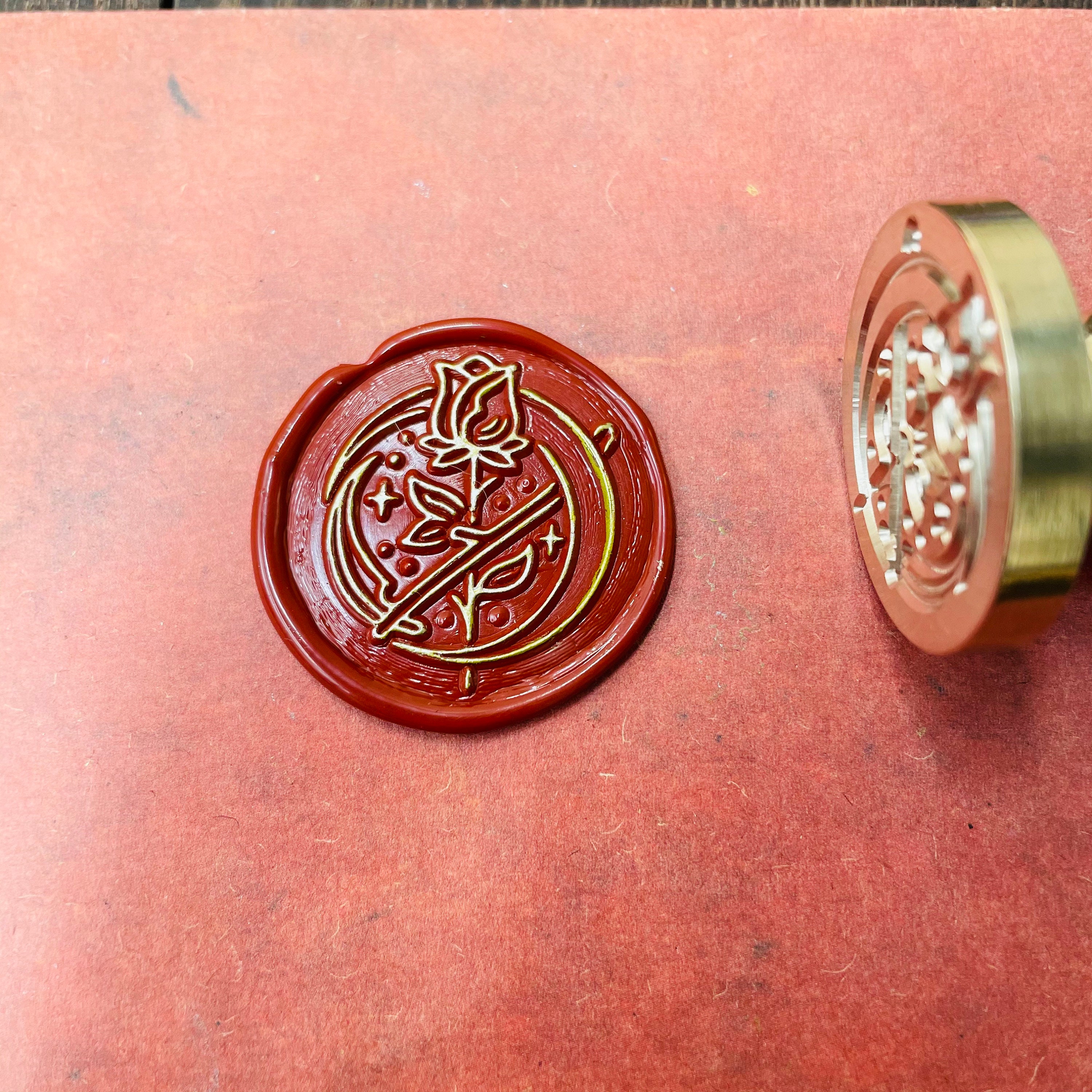 Rose &casement Wax Seal Stamp, Wax Seal Stamp , Retro Stamps With Handle,  Wax Sealing Stamp, Casement Wax Seal Stamp,wax Seals 