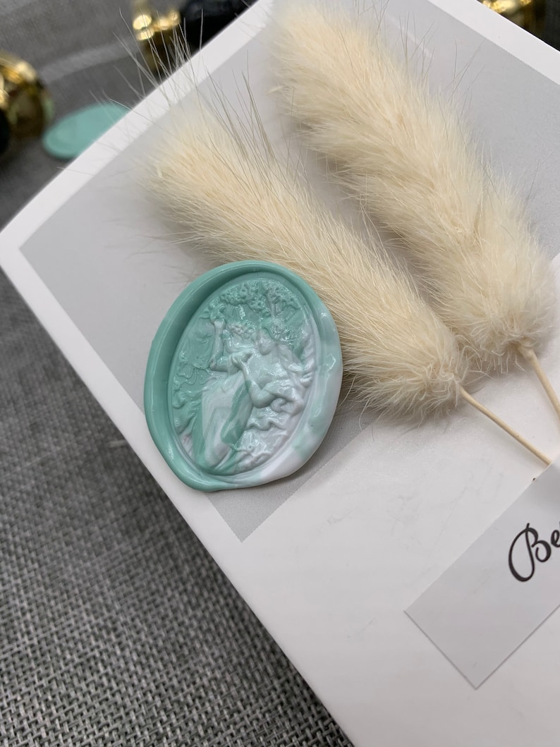 4 Styles 3D Wax Stamp Embossed Wax Seal Stamp Retro Stamp - Etsy