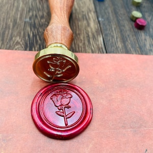 Rosen Wachs Stempel , Wachs Siegel Stempel , Retro Stempel Mit Griff, Wachs Siegel Stempel, Einladungen, Geschenk Verpackung Werkzeuge