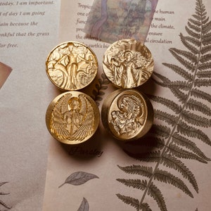 3D Wax Stamp, Wax Seal Stamp Kits, Retro Stempels Met Handvat, Wax Seal Stamp, Wax Sealing Stamp, Wax Seals, Seal Wax Stamp