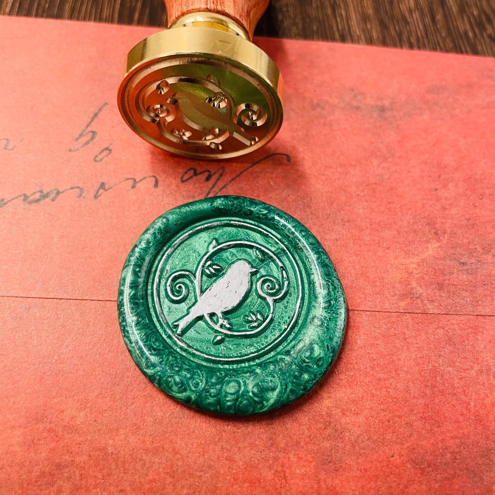 Bird Wax Stamp Wax Seal Stamp Retro Stamps With Handle Wax Etsy