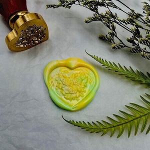 Tampon de cire 3D rose en forme de coeur, Tampon de cire vintage, Tampon de cire en relief, Tampon de cire, Cire à cacheter, Outils d'emballage cadeau