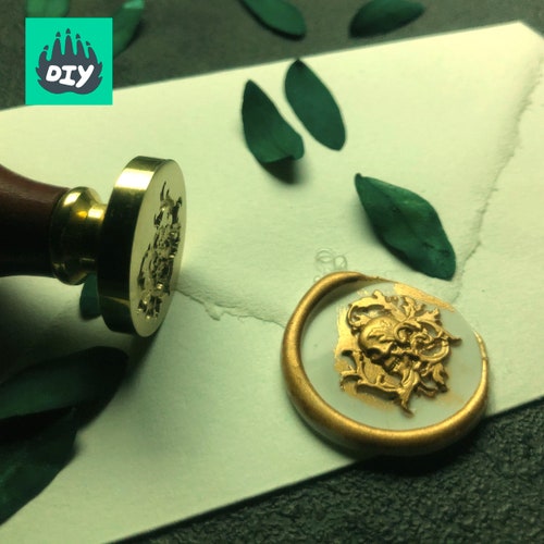 3D Lion Wax Stamp Embossed Wax Seal Stamp Nordic Retro - Etsy