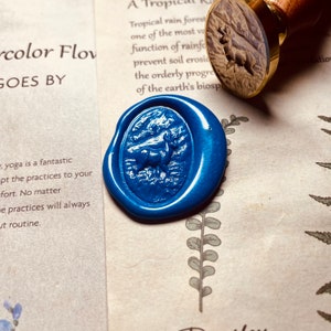 Wax Seal Stamp, 3D Embossed Wax Stamp, Deer Wax Stamp, Wax Stamp Kit, Wax Seal Stamp, Sealing Wax Stamp, Letter Stamp
