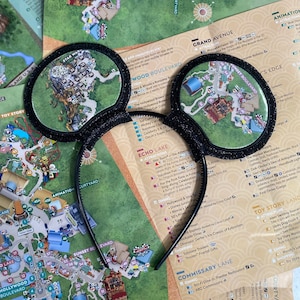 Disney Park Karte Maus Ohren | Wähle deine Karte und Fahrten