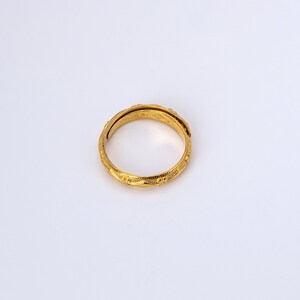 24k .999 Solid Yellow Gold Adjustable Asian Band