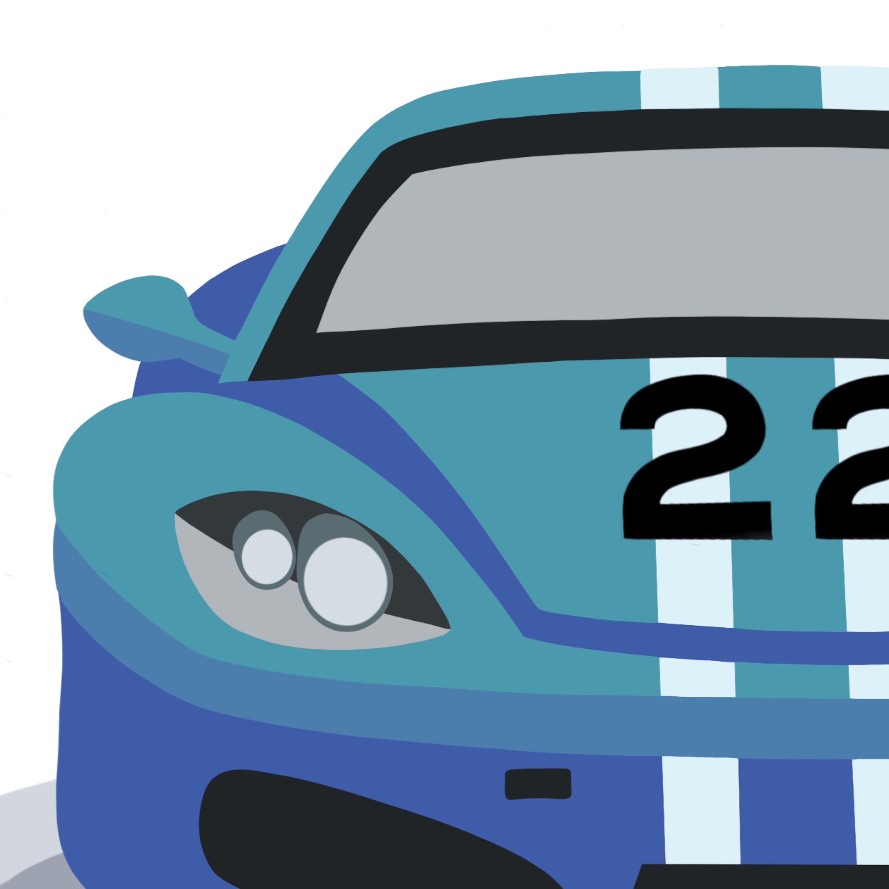 RACE CAR PRINT Aventura Arte de la pared decoración de la | Etsy