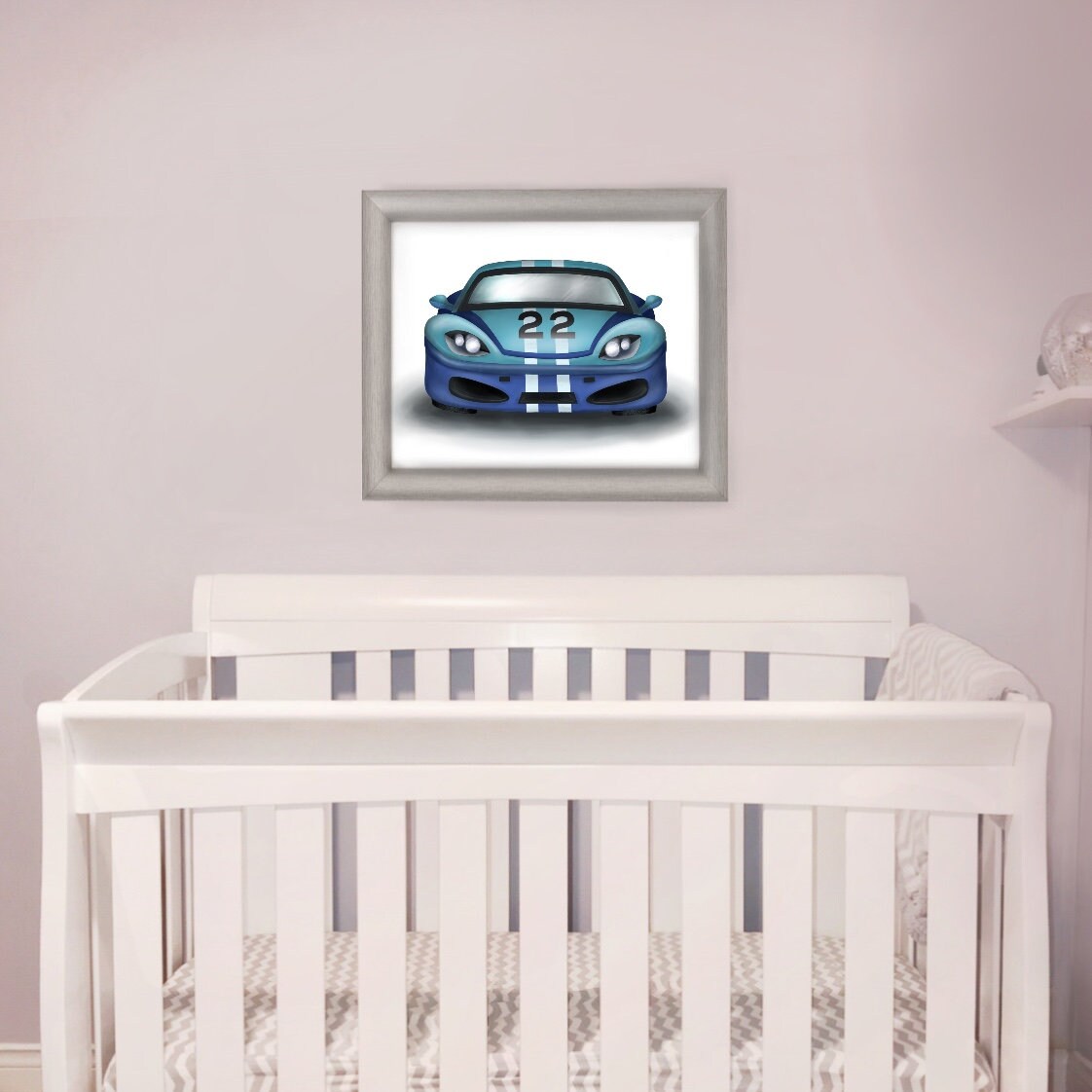 RACE CAR PRINT Aventura Arte de la pared decoración de la | Etsy