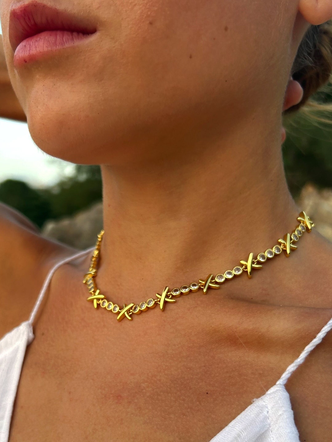Gold Gemma Necklace