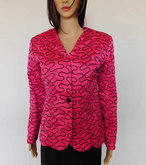 Jacket blazer hot pinkvintageblack Gem
