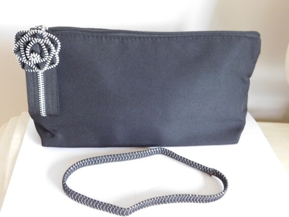 Wristlet zipper flower art-clutch bag & matching … - image 6