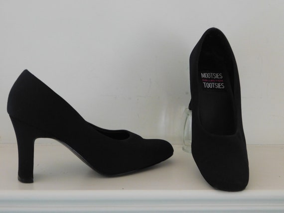 PENNYSUE Women's Knit Chunky Block High Heels Elastic Slingback Open Toe 3  Inch Heeled Sandals | SHEIN USA