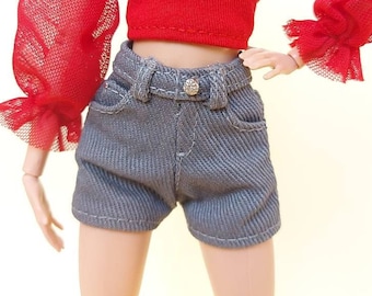 Doll Kleding - Shorts voor Poppen, Grijze Shorts voor Poppen - 1/6 Handgemaakte Doll Fashion