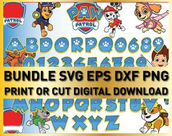 Free Free Paw Patrol Alphabet Svg Free 691 SVG PNG EPS DXF File