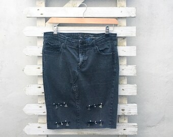gap denim skirts uk