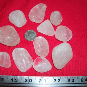 Quartz clear polished tumbled gemstone. 1 gemstone per lot.