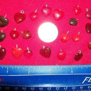 1 heart pendant small per lot