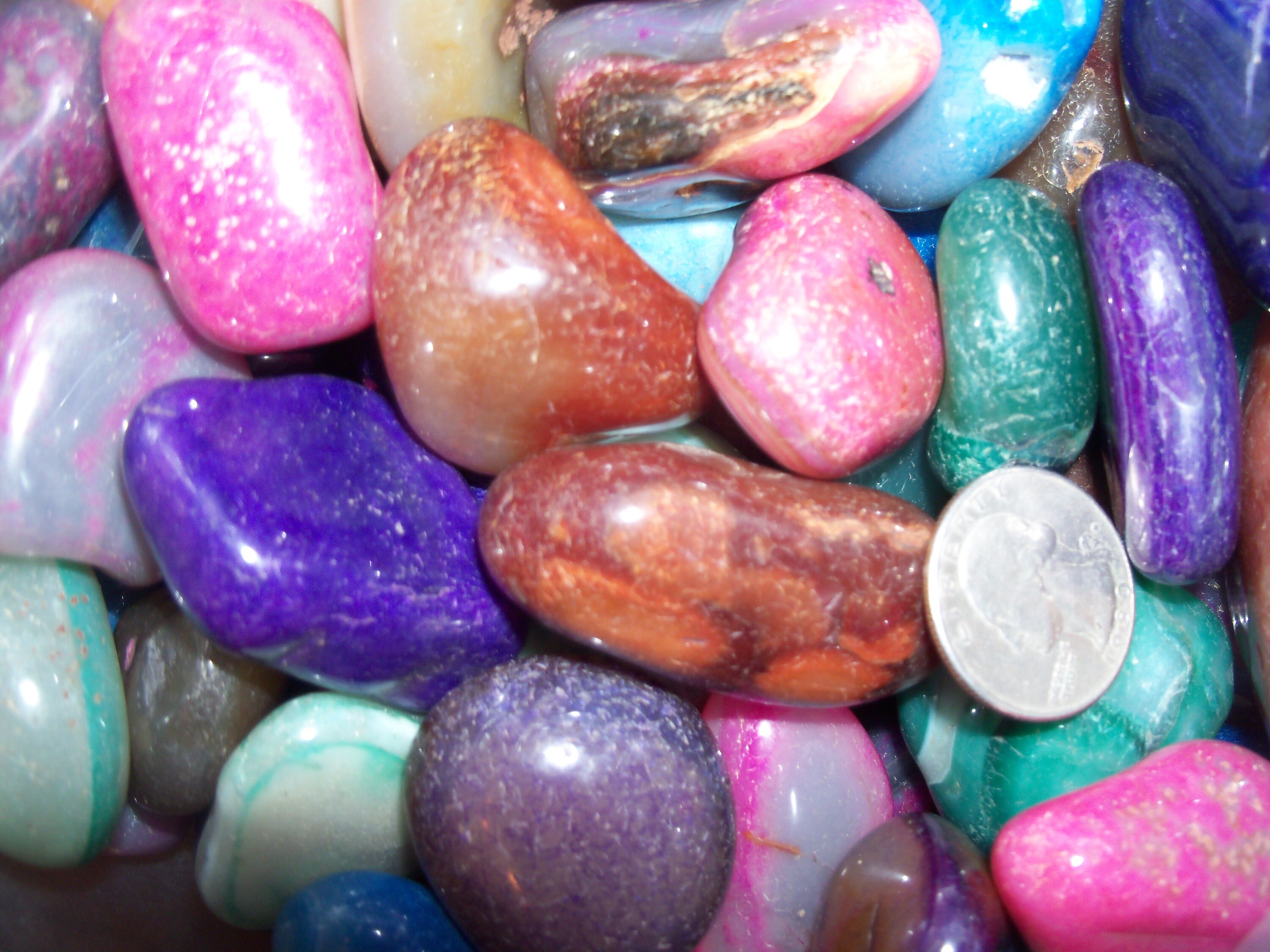 Agates polished tumbled gemstones. 1/4 pound lb per lot. About Etsy