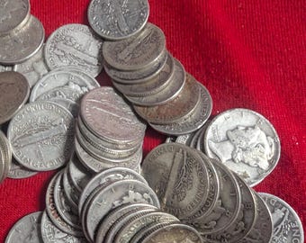 1 Mercury Dime 90% silver