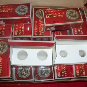 50 2x2 coin coin holders. Pick your size. PVC free