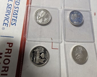 1 Proof Quarter State 90% silver