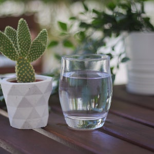 Succulent planter geometric / Concrete indoor planter image 3