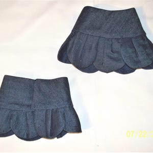 Petal Time...Denim Tailor-made Petal Skirt for Sasha Morgenthaler Dolls