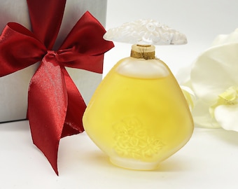 Vintage Lalique Crystal Jasmin Perfume 1995 Limited Edition Sealed French Collectible Gift