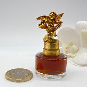 MINIATURE Art Gallery Bronze, Giliberti Michel, high 5 cm  Collectible Mini Perfume  Rare Vintage 90s