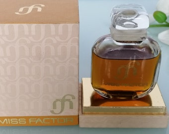 Vintage Fräulein Faktor Max Faktor (1973) Parfüm/Extrait 30 ml 1 fl.oz Splash/ Versiegelt vor barcode