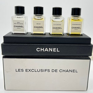 Les Exclusifs de Chanel Collection 4 Miniatures Eau de Toilette 4x4ml in  the Presentation Box