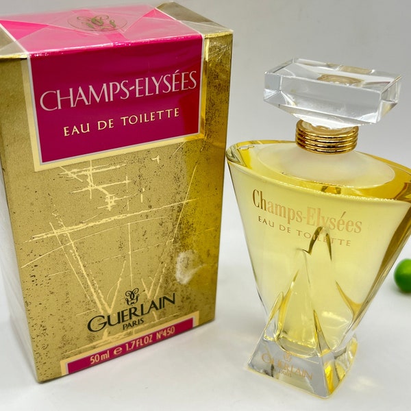 Champs-Elysees  Guerlain  (1996 )Eau de Toilette  50 ml/1,7 fl.oz , Vintage Perfume Women , France , Paris