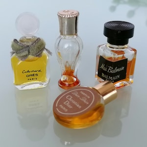Lot   Perfume Miniature  Dior-Dior Parfum 2 ml /Cabochart Parfum 1,8 ml /Miss Balm, Parfum 2 ml  Rare Vintage