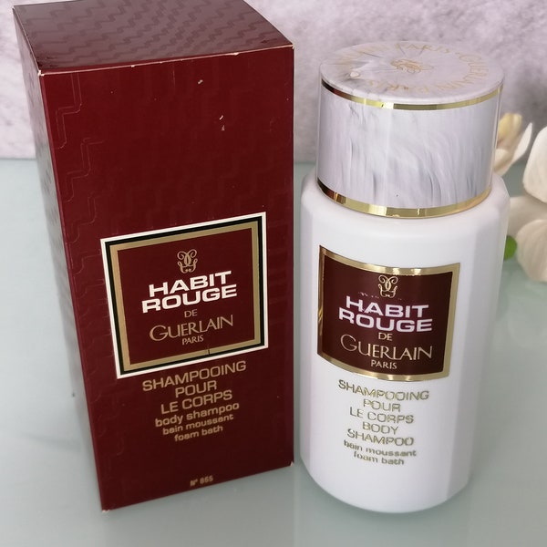 Habit Rouge Body Shampoo / foam bath  250 ml/8,5 fl.oz ,Vintage Men's  Fragrance