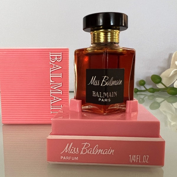 Miss Balmain/ Pierre Balmain (1967) PARFUM /Extrait 8 ml/0,27 fl.oz Sealed Splash Vintage Fragancia para mujer